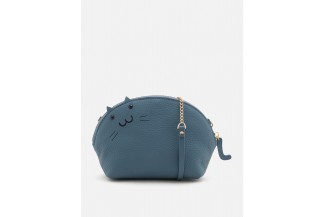 8097-1 Blue Kiki Feline Mini Crossbody Bag